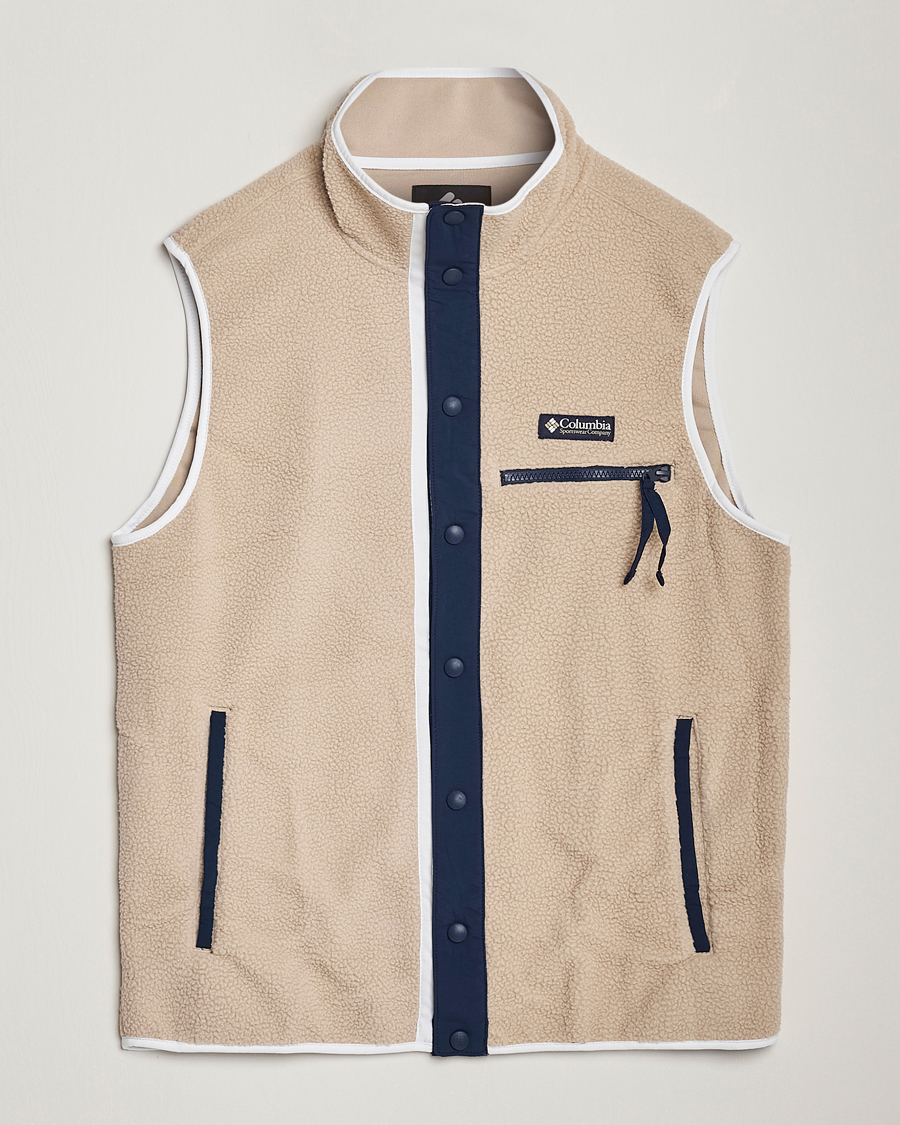 Men | Sweaters & Knitwear | Columbia | Helvetia Fleece Vest Ancient Fossil