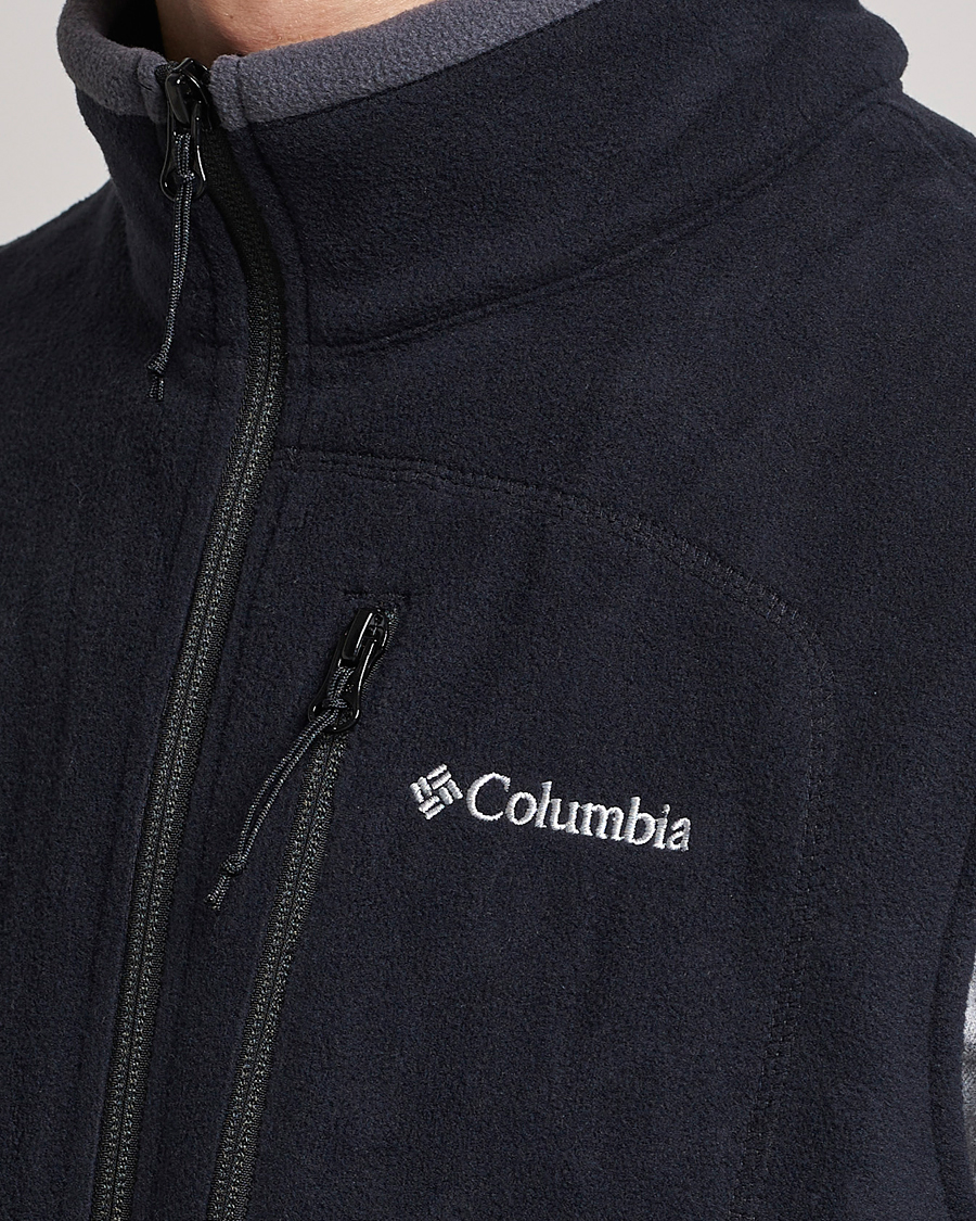 Men | Gilets | Columbia | Fast Trek Fleece Vest Black