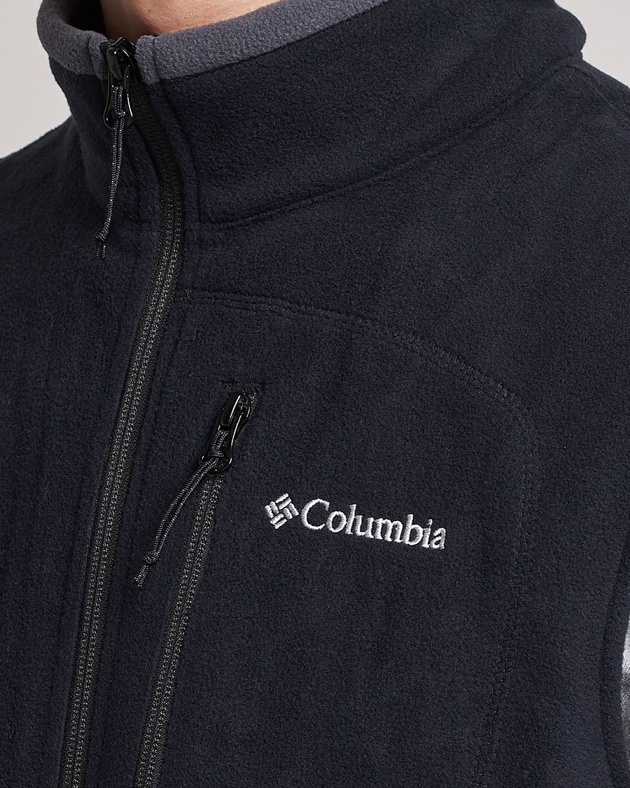 Men | Sweaters & Knitwear | Columbia | Fast Trek Fleece Vest Black