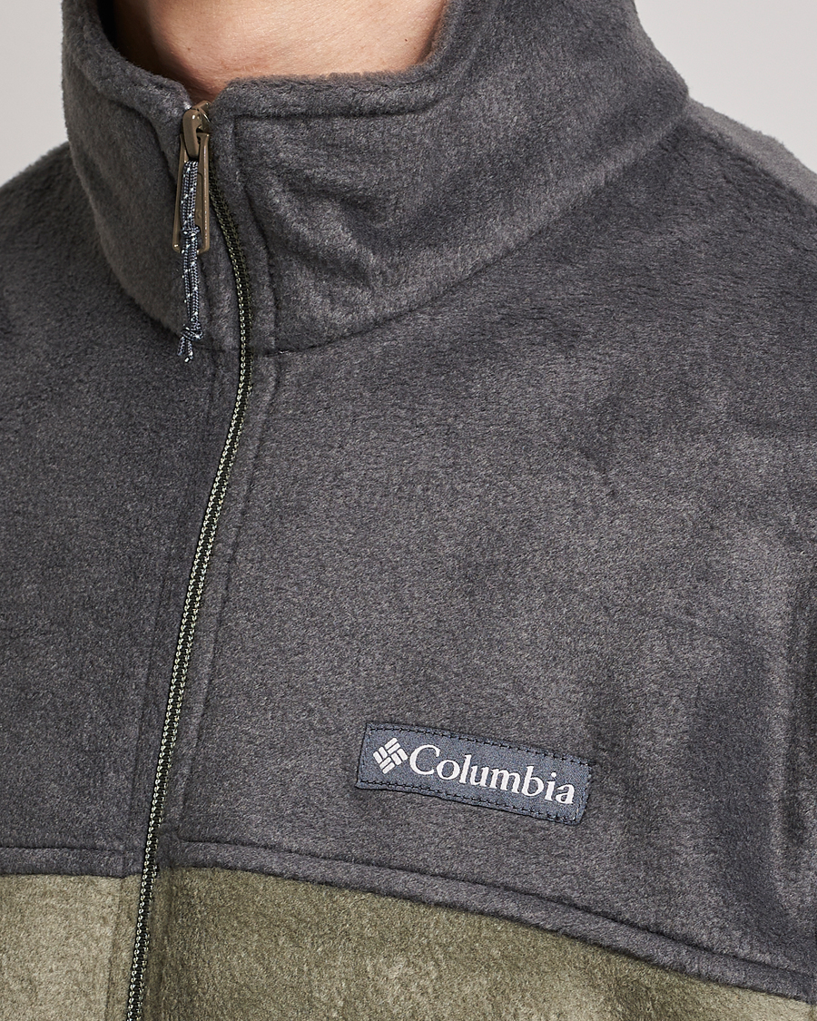 Men | Sweaters & Knitwear | Columbia | Steens Mountain Full Zip 2.0 Fleece Shark/Stone Green