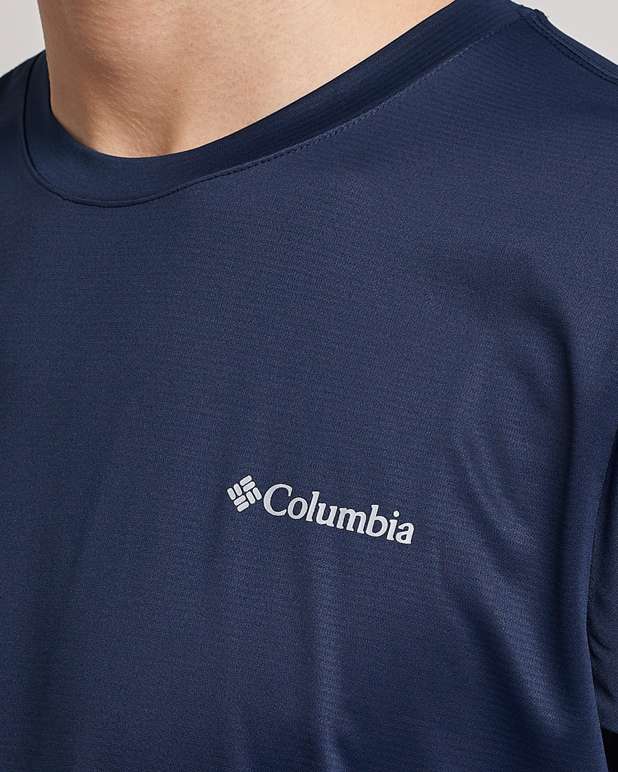 Men | T-Shirts | Columbia | Hike Function T-shirt Collegiate Navy