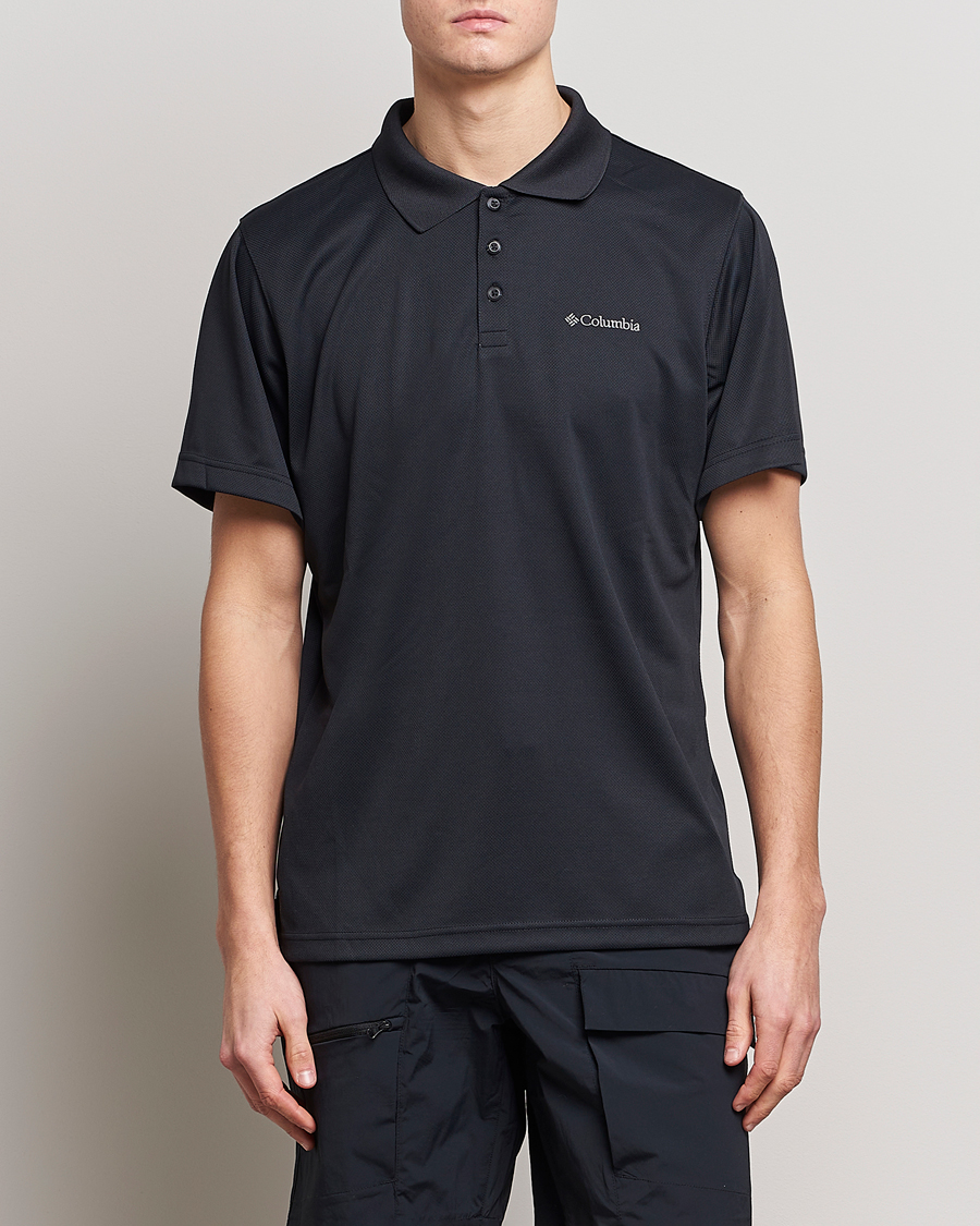 Men | Short Sleeve Polo Shirts | Columbia | Utilizer Function Polo Black