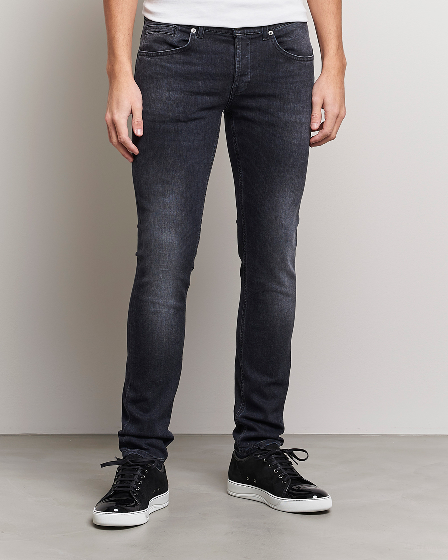 Men | Jeans | Dondup | George Jeans Worn Black