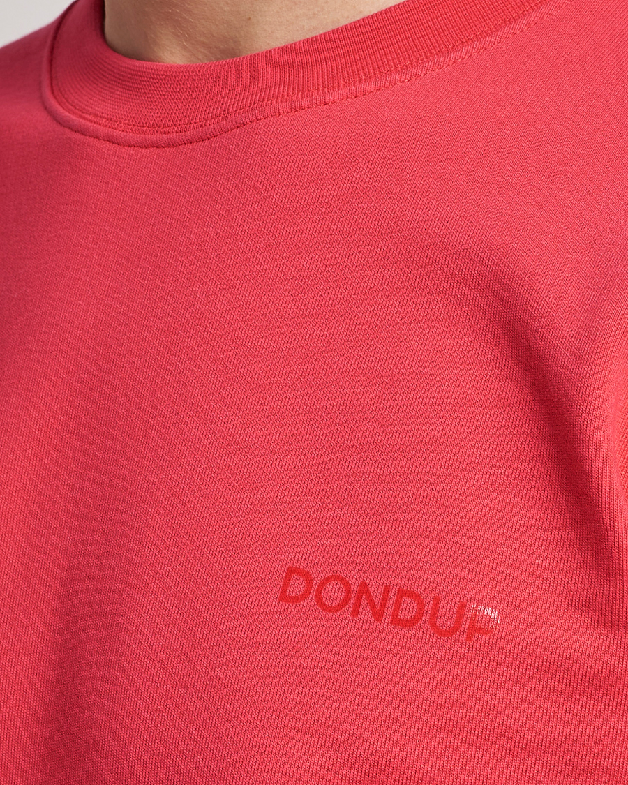 Men | Sweaters & Knitwear | Dondup | Logo Sweatshirt Coral