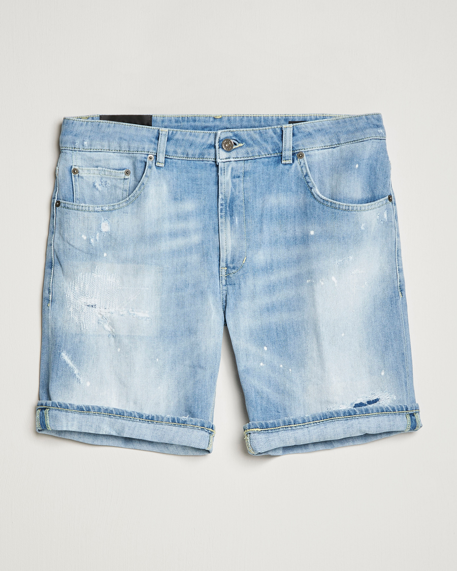 Men | Shorts | Dondup | Derick Bull Denim Shorts Light Blue
