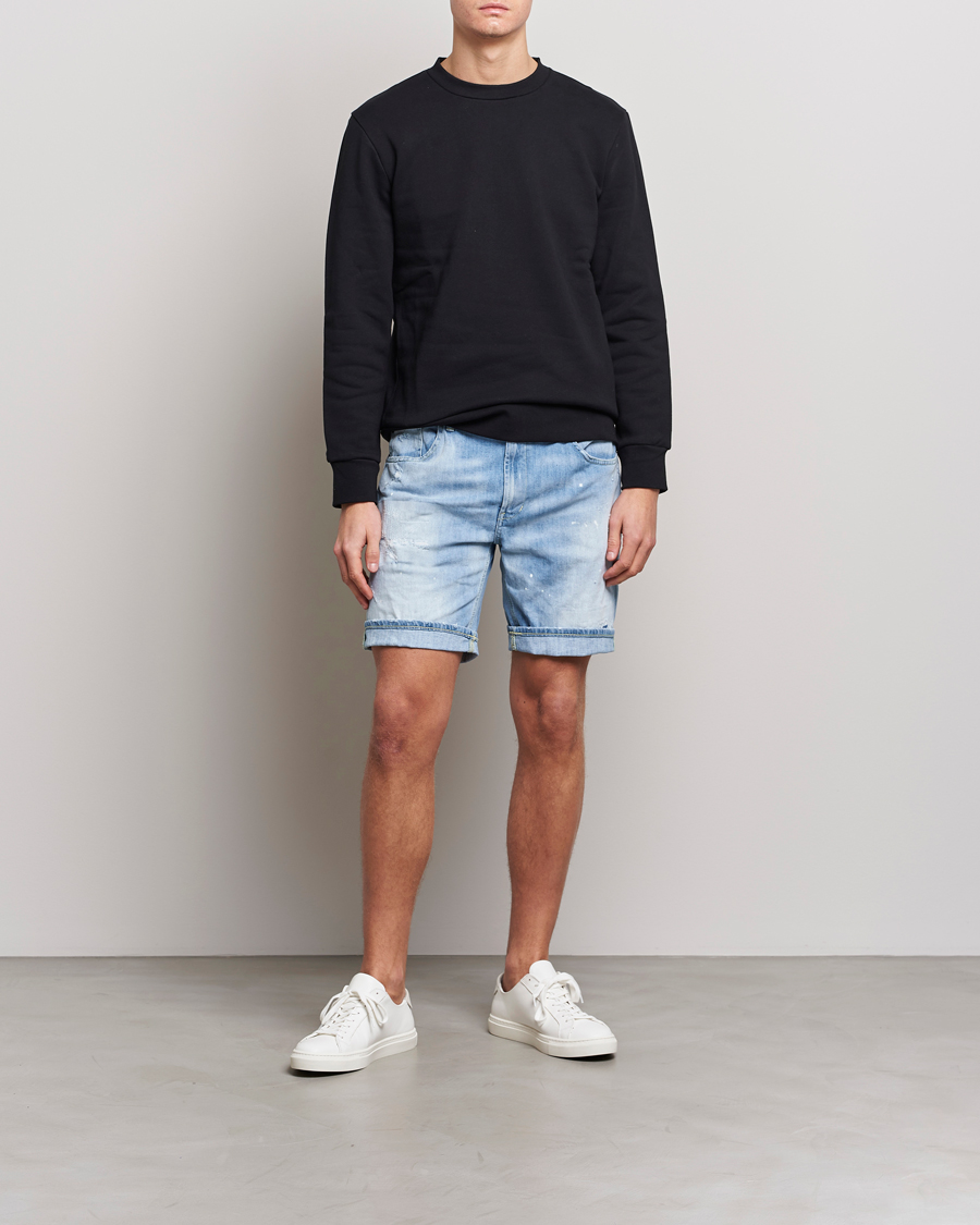 Men | Shorts | Dondup | Derick Bull Denim Shorts Light Blue