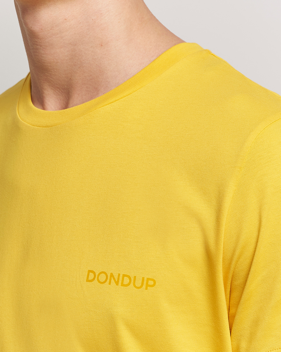 Men | T-Shirts | Dondup | Crew Neck Tee Yellow
