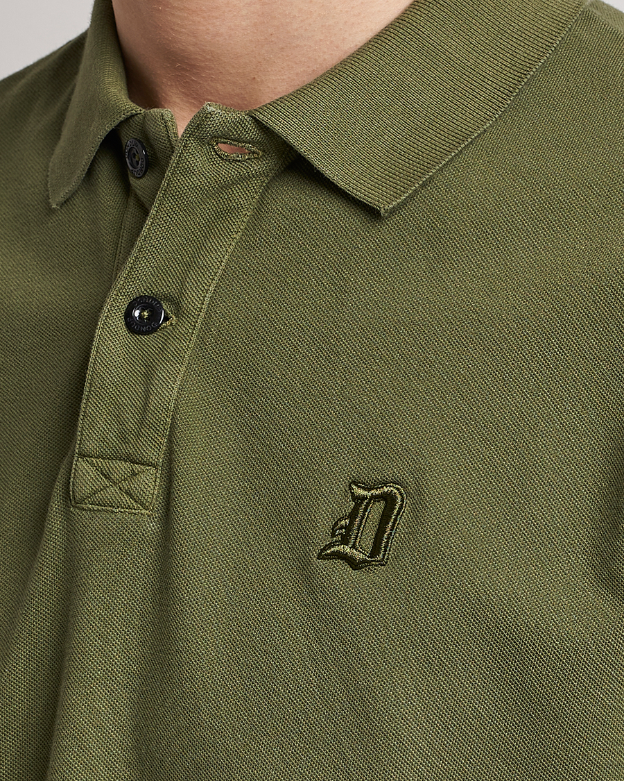 Men | Polo Shirts | Dondup | Cotton Pique Olive