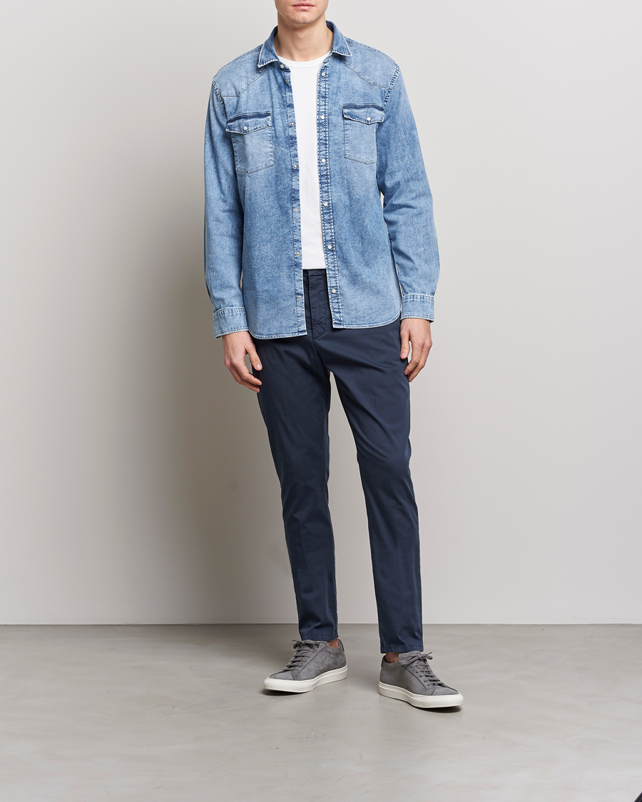 Men | Trousers | Dondup | Joe Chino Navy