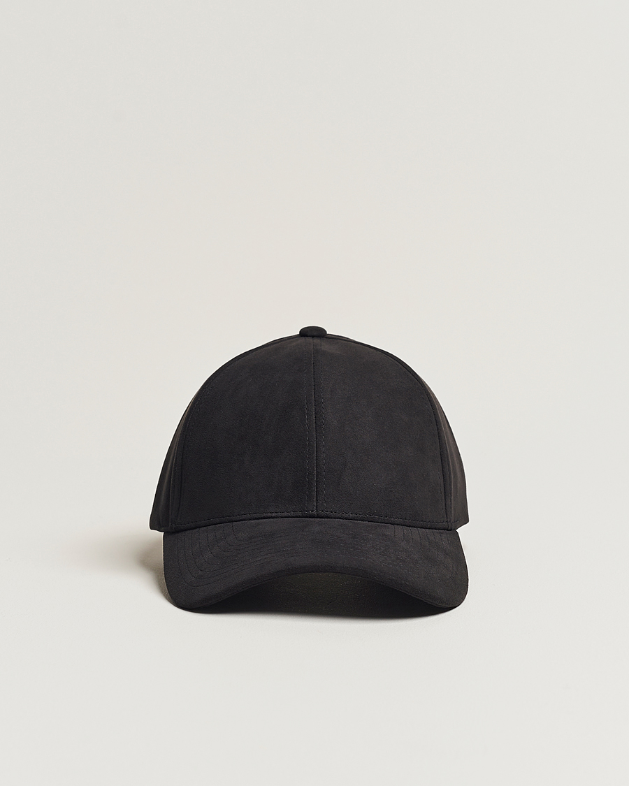 Men | Varsity Headwear Alcantara Baseball Cap Notte Black | Varsity Headwear | Alcantara Baseball Cap Notte Black