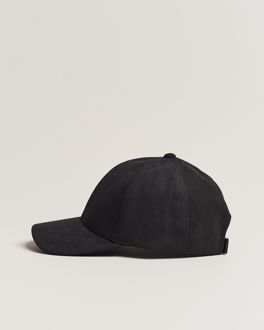 Men | Varsity Headwear Alcantara Baseball Cap Notte Black | Varsity Headwear | Alcantara Baseball Cap Notte Black