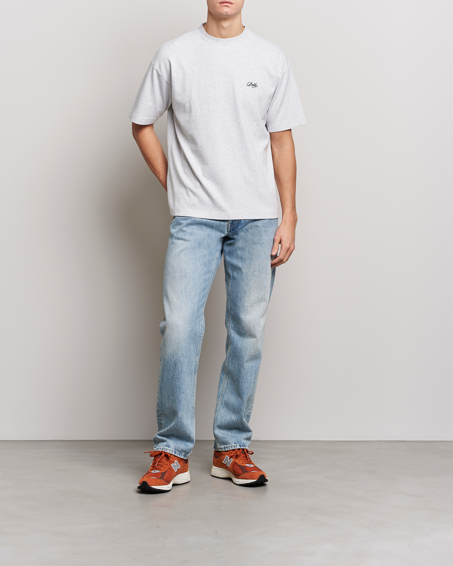 Men | T-Shirts | Drôle de Monsieur | Signature T-Shirt Light Grey