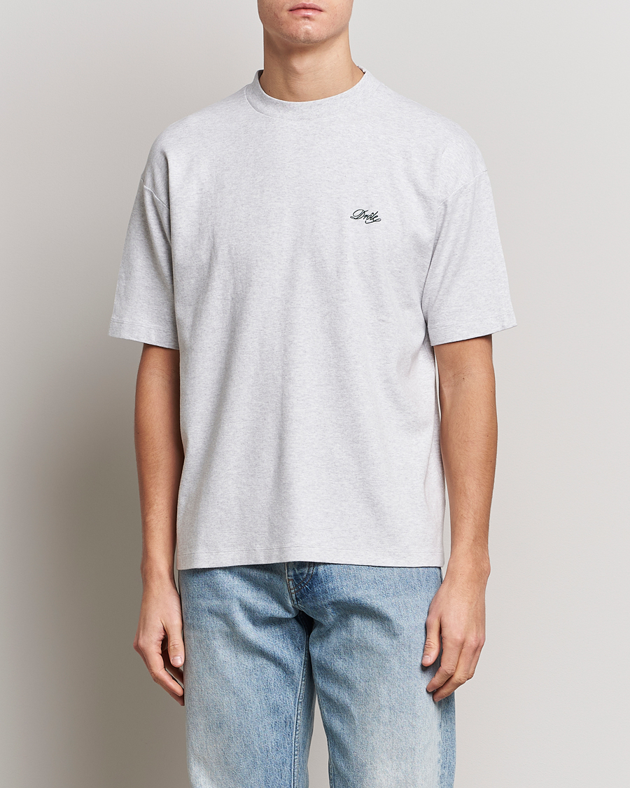 Men | T-Shirts | Drôle de Monsieur | Signature T-Shirt Light Grey