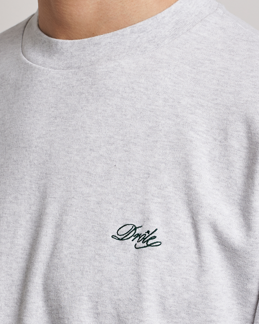 Men | T-Shirts | Drôle de Monsieur | Signature T-Shirt Light Grey