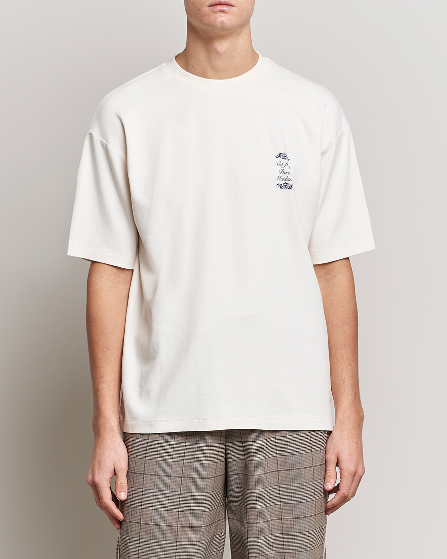 Men | T-Shirts | Drôle de Monsieur | Ornaments T-Shirt Off White