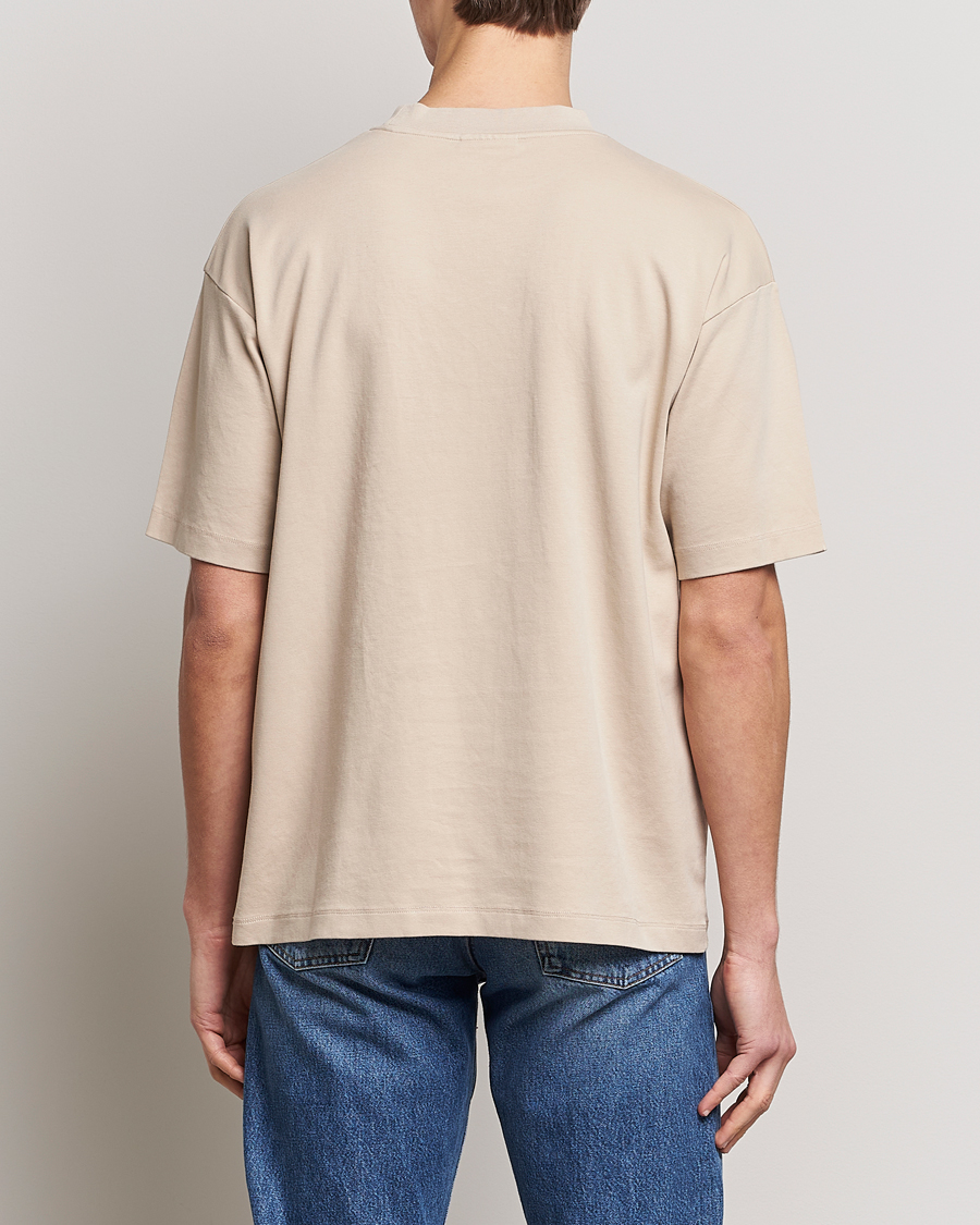 Men | T-Shirts | Drôle de Monsieur | Classic NFPM T-Shirt Beige