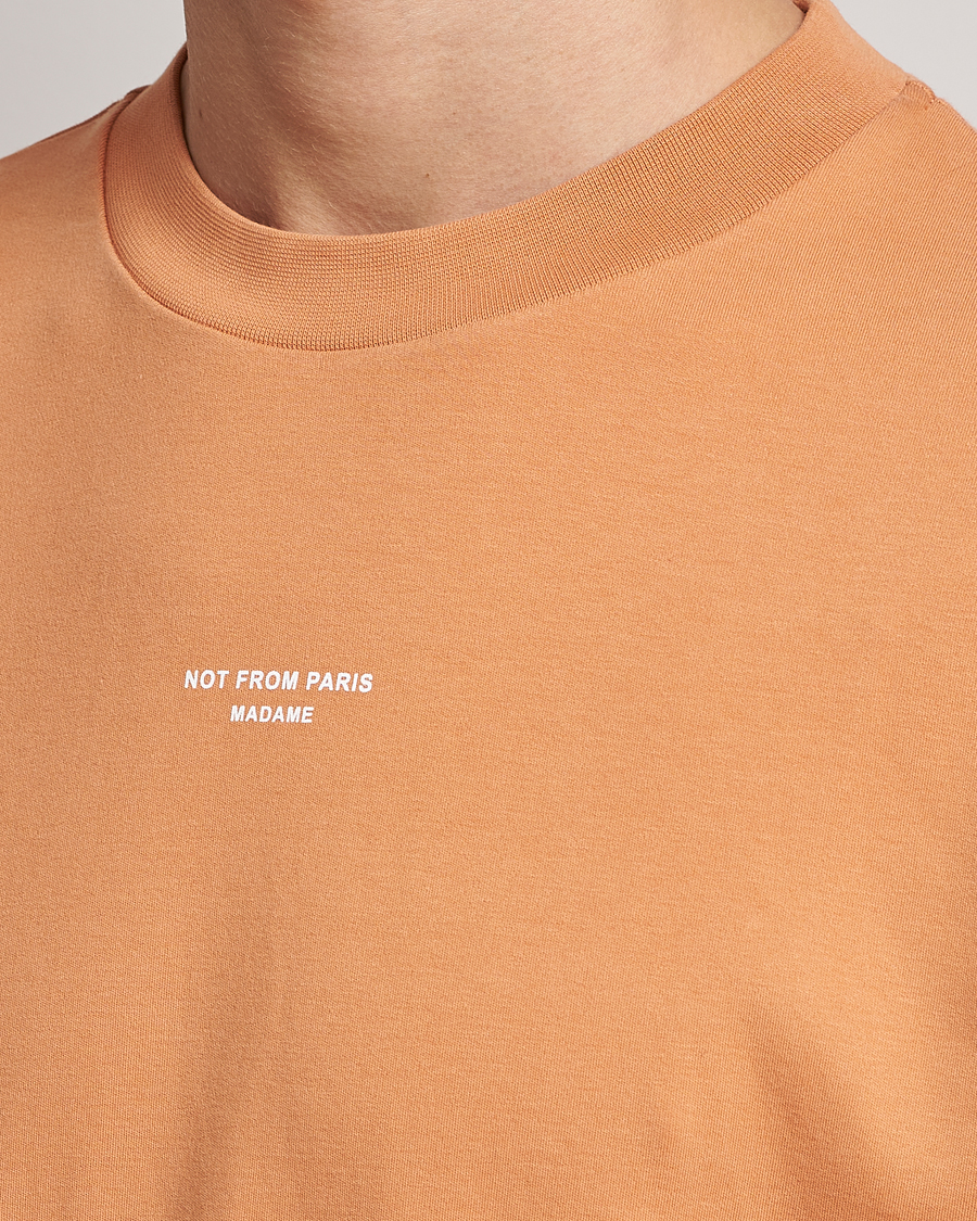 Men | T-Shirts | Drôle de Monsieur | Classic NFPM T-Shirt Peach