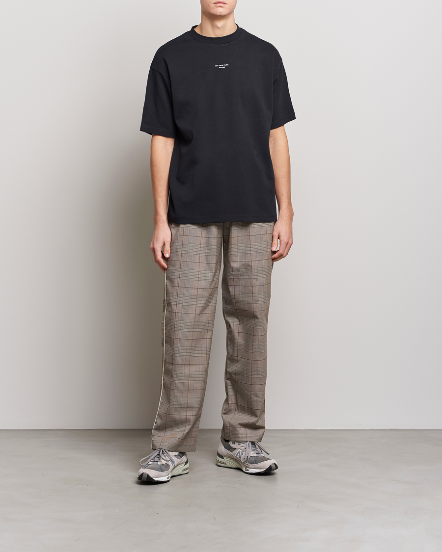 Men | T-Shirts | Drôle de Monsieur | Classic NFPM T-Shirt Black