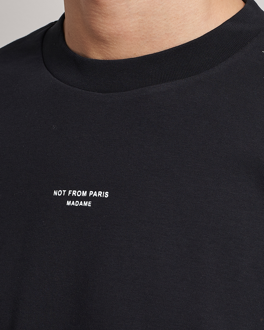 Men | T-Shirts | Drôle de Monsieur | Classic NFPM T-Shirt Black