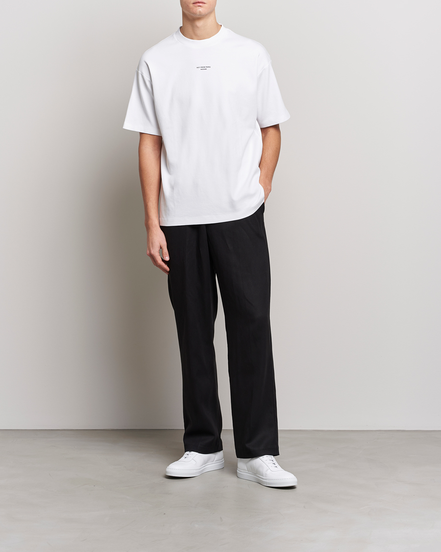 Men | T-Shirts | Drôle de Monsieur | Classic NFPM T-Shirt White