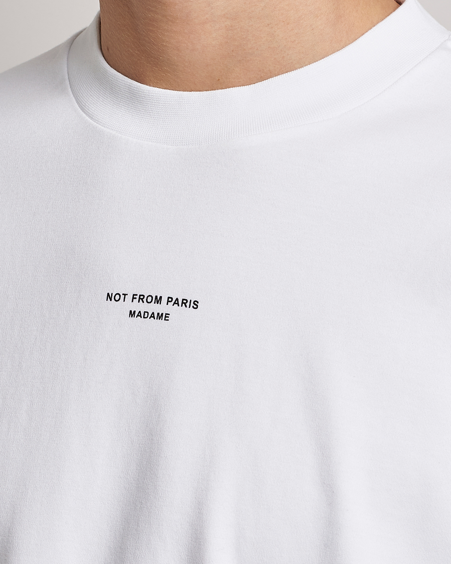 Men | T-Shirts | Drôle de Monsieur | Classic NFPM T-Shirt White