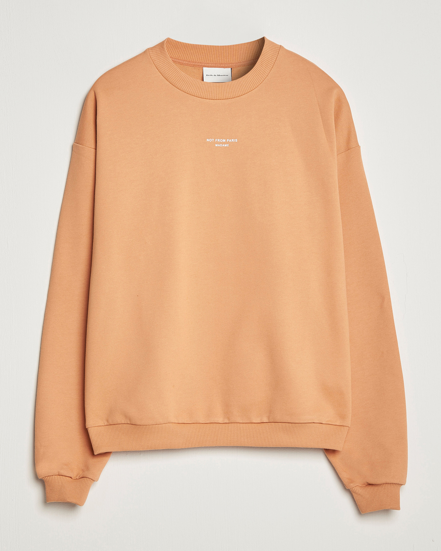Men | Sweaters & Knitwear | Drôle de Monsieur | Classic NFPM Sweatshirt Peach