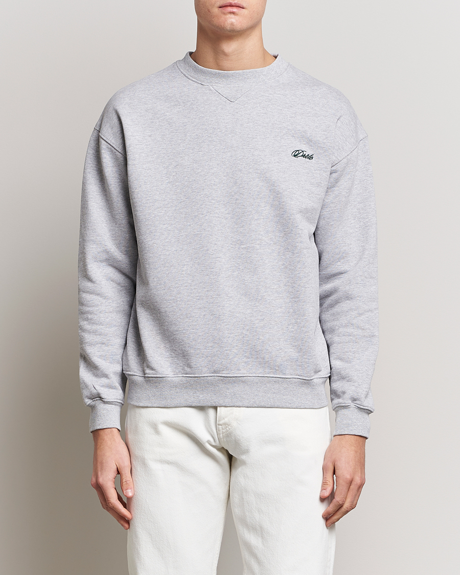 Men | Grey sweatshirts | Drôle de Monsieur | Signature Sweatshirt Light Grey