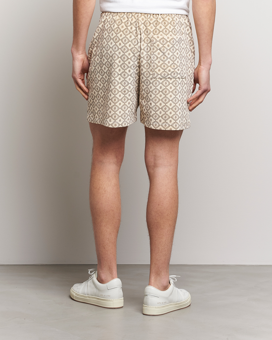 Men | Shorts | Drôle de Monsieur | Monogram Terry Shorts Off White
