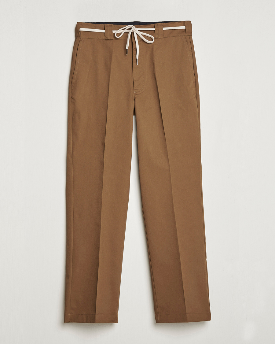 Men | Trousers | Drôle de Monsieur | Twill Pants Brown