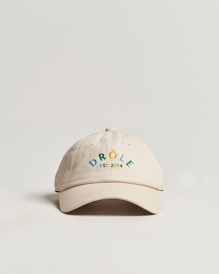 Men | Drôle de Monsieur Fleur Baseball Cap Beige | Drôle de Monsieur | Fleur Baseball Cap Beige
