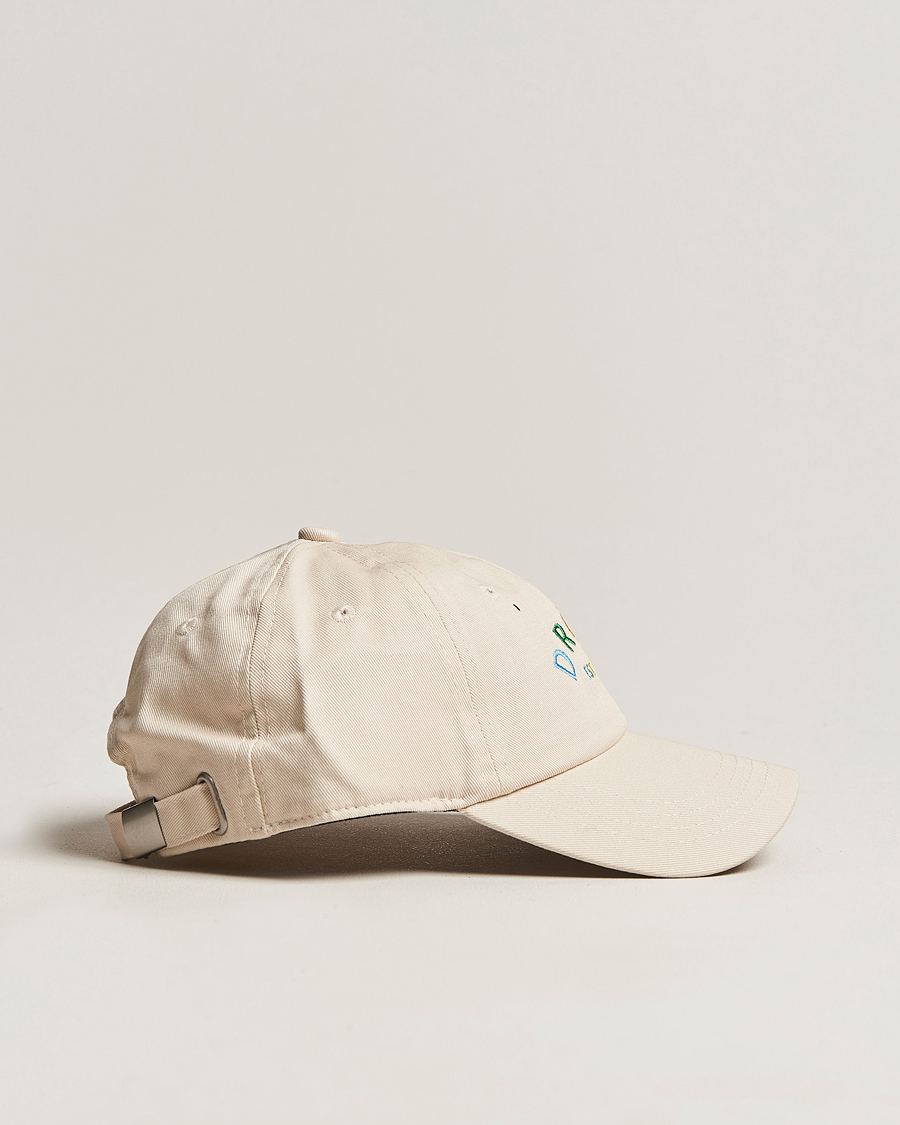 Men | Drôle de Monsieur Fleur Baseball Cap Beige | Drôle de Monsieur | Fleur Baseball Cap Beige