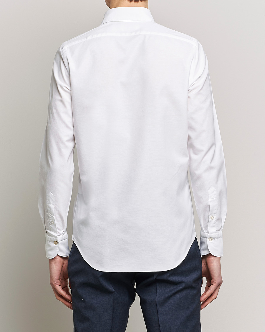 Men | Shirts | Finamore Napoli | Tokyo Slim Chambray Shirt White