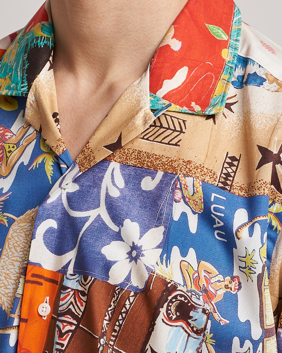 Men | Shirts | Gitman Vintage | Aloha Quilt Camp Shirt Multicolor