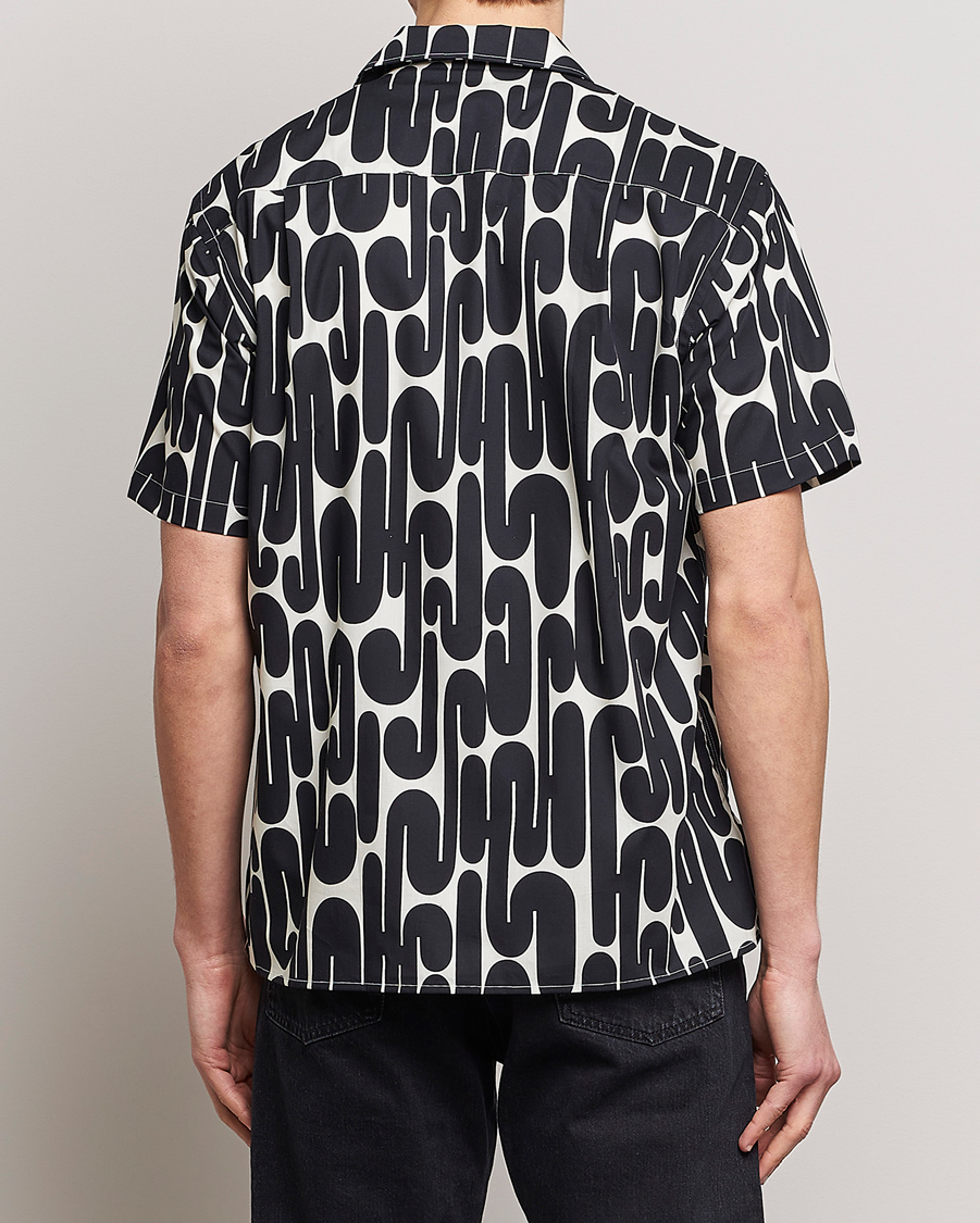 Men | Shirts | Gitman Vintage | Alexander Girard Camp Shirt Black/White