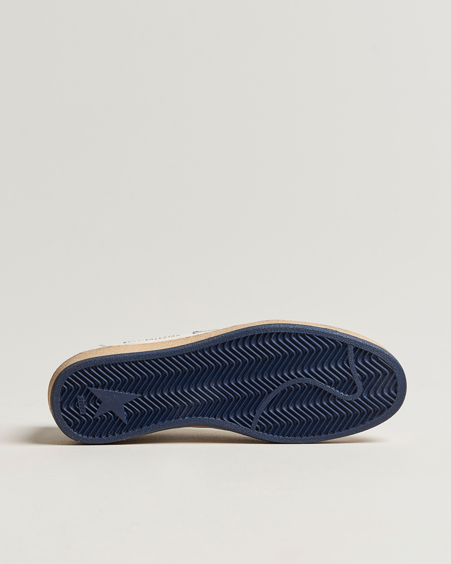 Men | Golden Goose Deluxe Brand Ball Star Sneakers White/Blue | Golden Goose | Deluxe Brand Ball Star Sneakers White/Blue