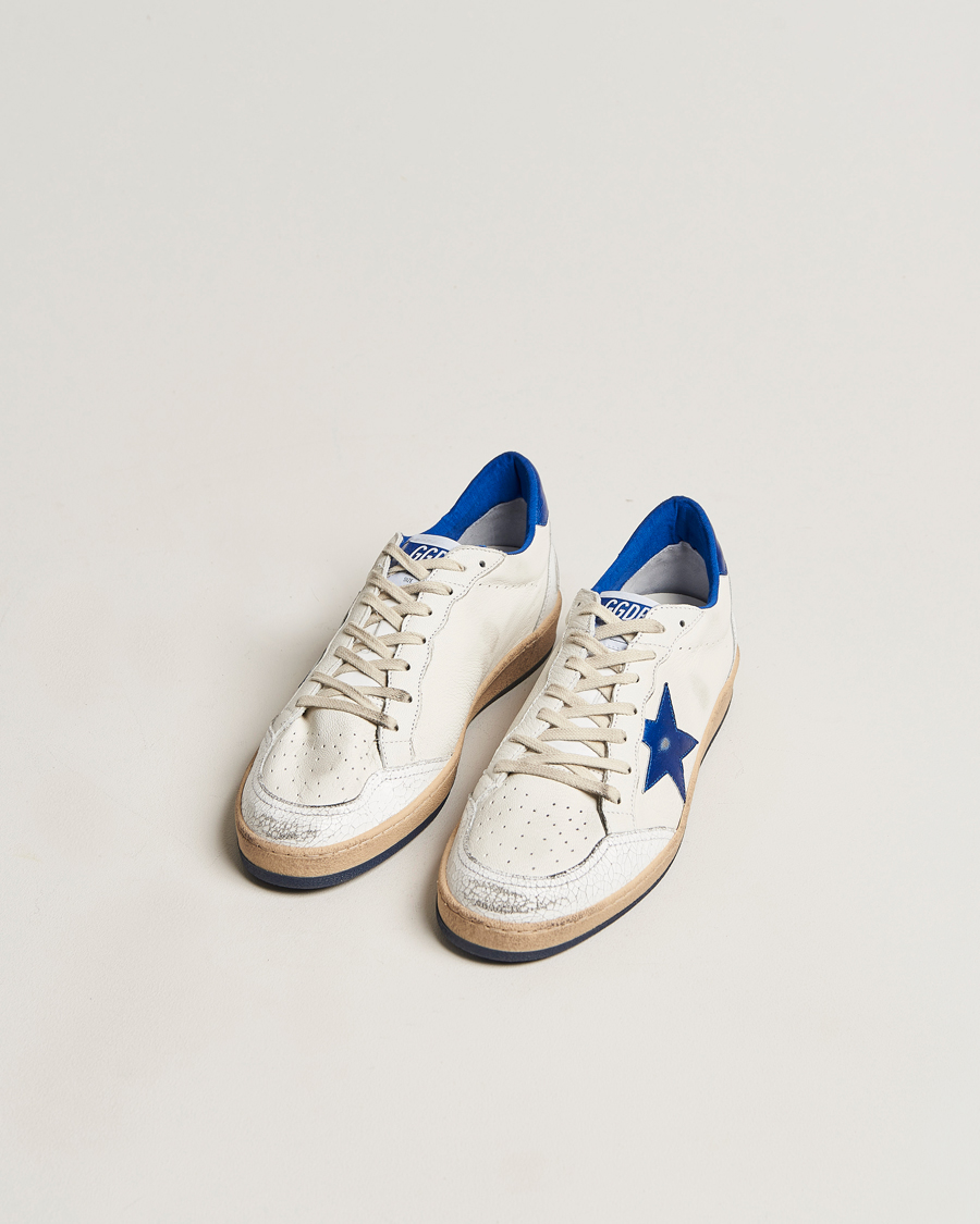 Men |  | Golden Goose Deluxe Brand | Ball Star Sneakers White/Blue 