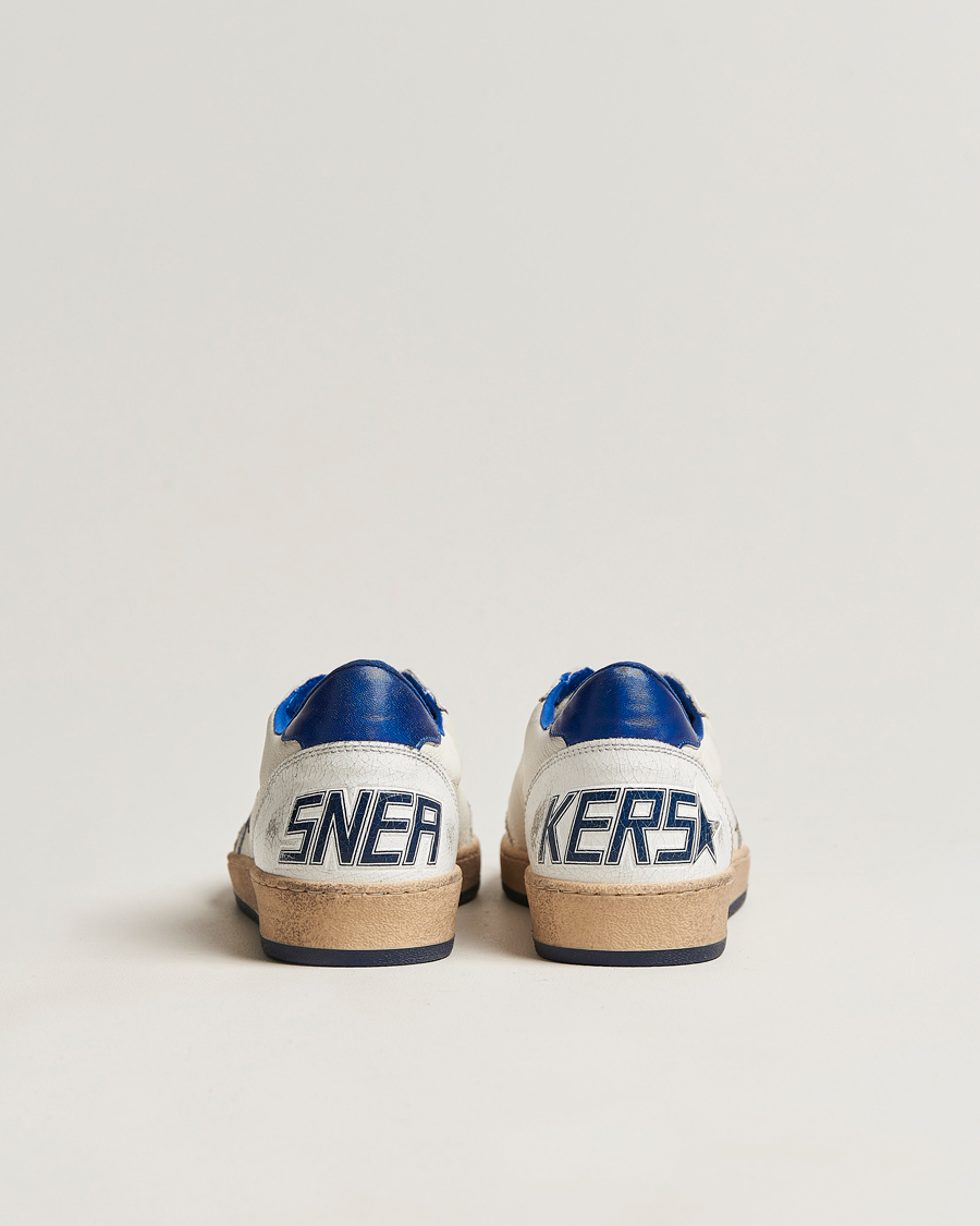 Men | Golden Goose Deluxe Brand Ball Star Sneakers White/Blue | Golden Goose | Deluxe Brand Ball Star Sneakers White/Blue