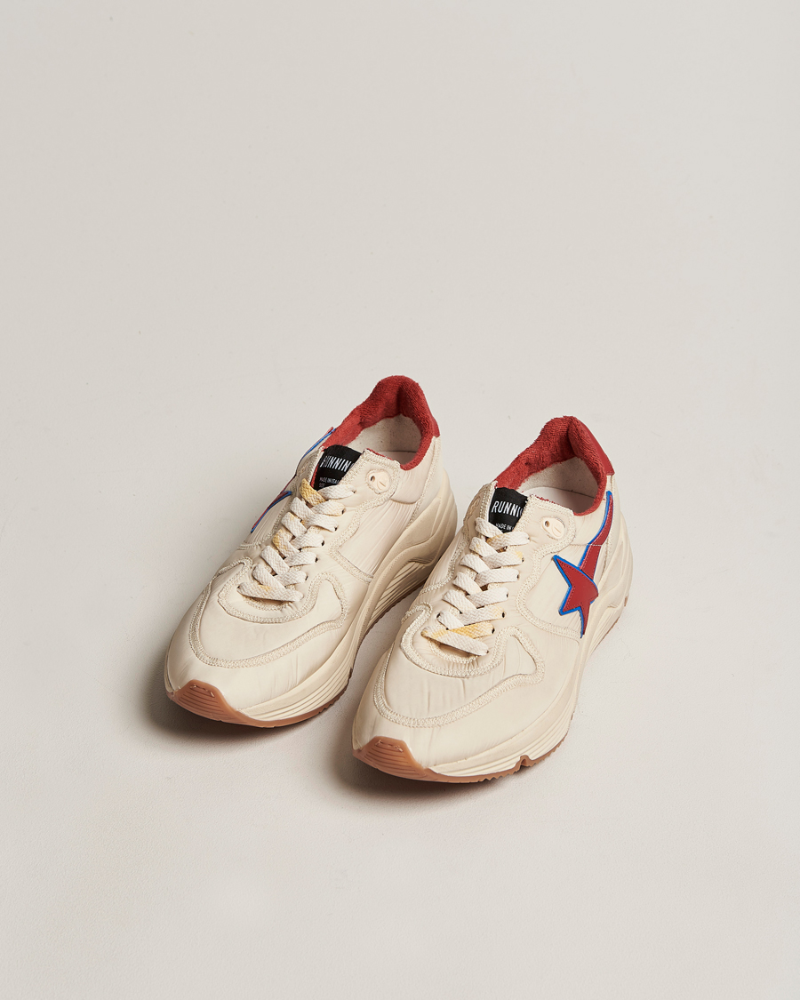 Men |  | Golden Goose Deluxe Brand | Running Sole Sneakers White/Red
