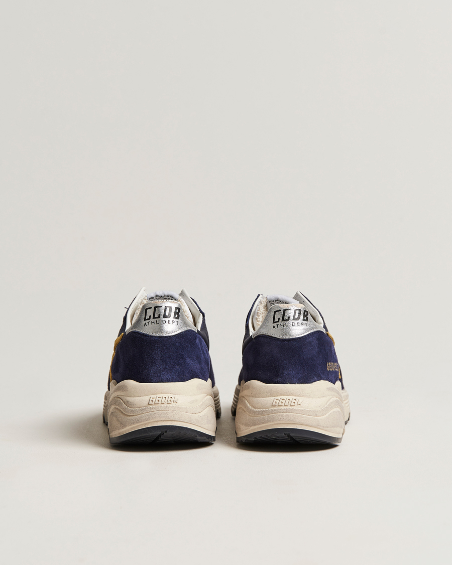 Men | Golden Goose Deluxe Brand Running Sole Sneakers Navy/Mustard | Golden Goose | Deluxe Brand Running Sole Sneakers Navy/Mustard