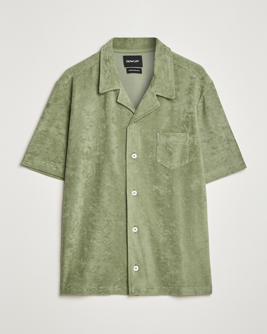 Men | Shirts | Howlin' | Short Sleeve Terry Shirt Agave