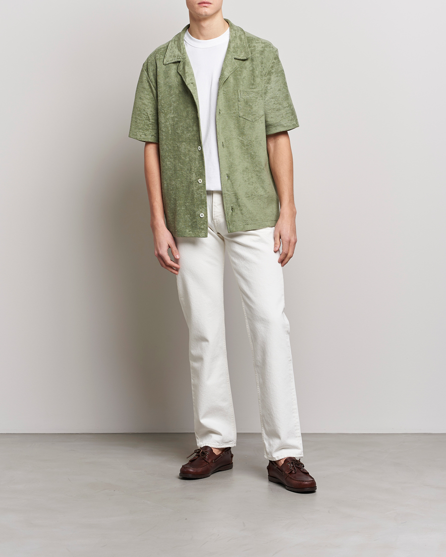Men | Shirts | Howlin' | Short Sleeve Terry Shirt Agave