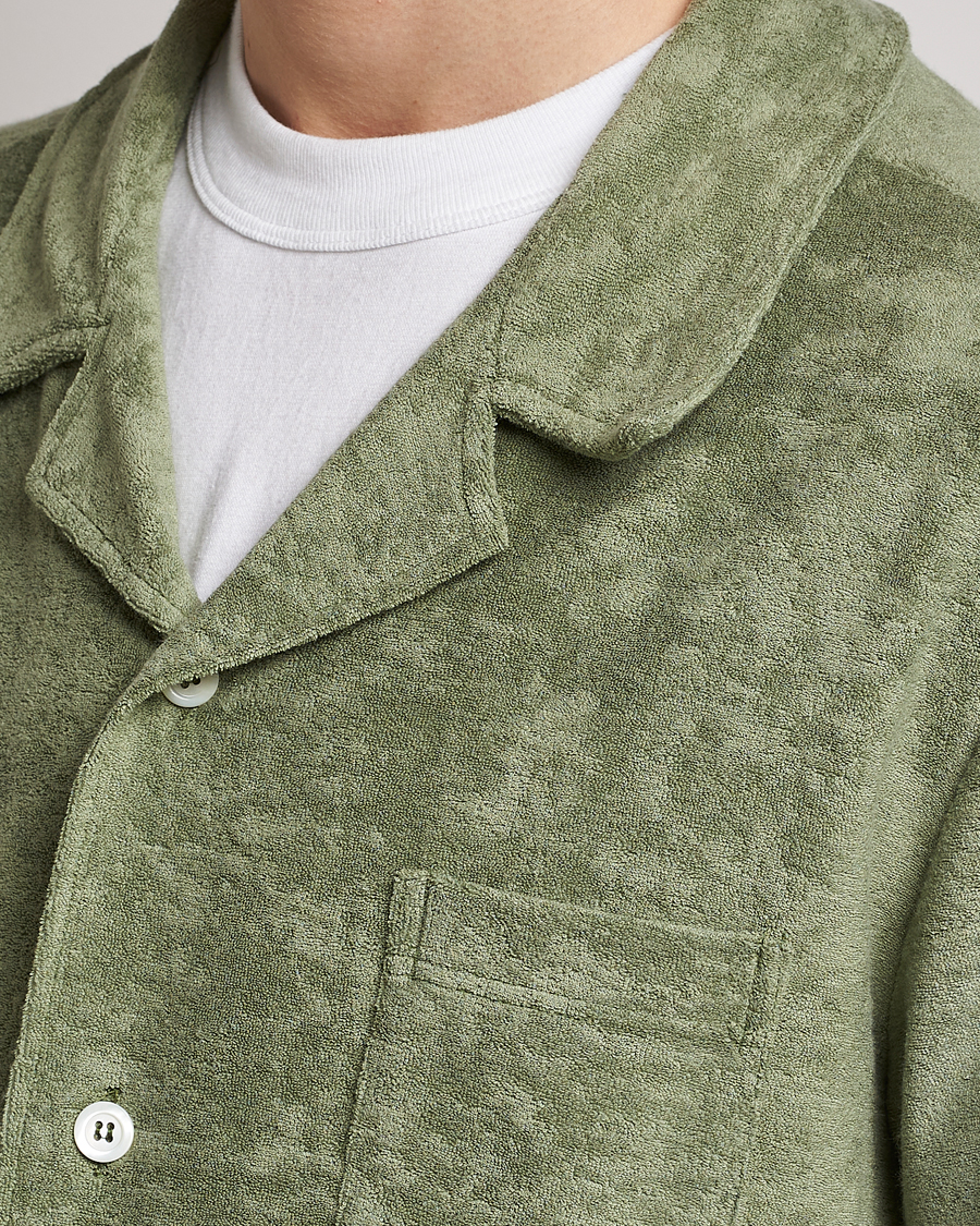 Men | Shirts | Howlin' | Short Sleeve Terry Shirt Agave