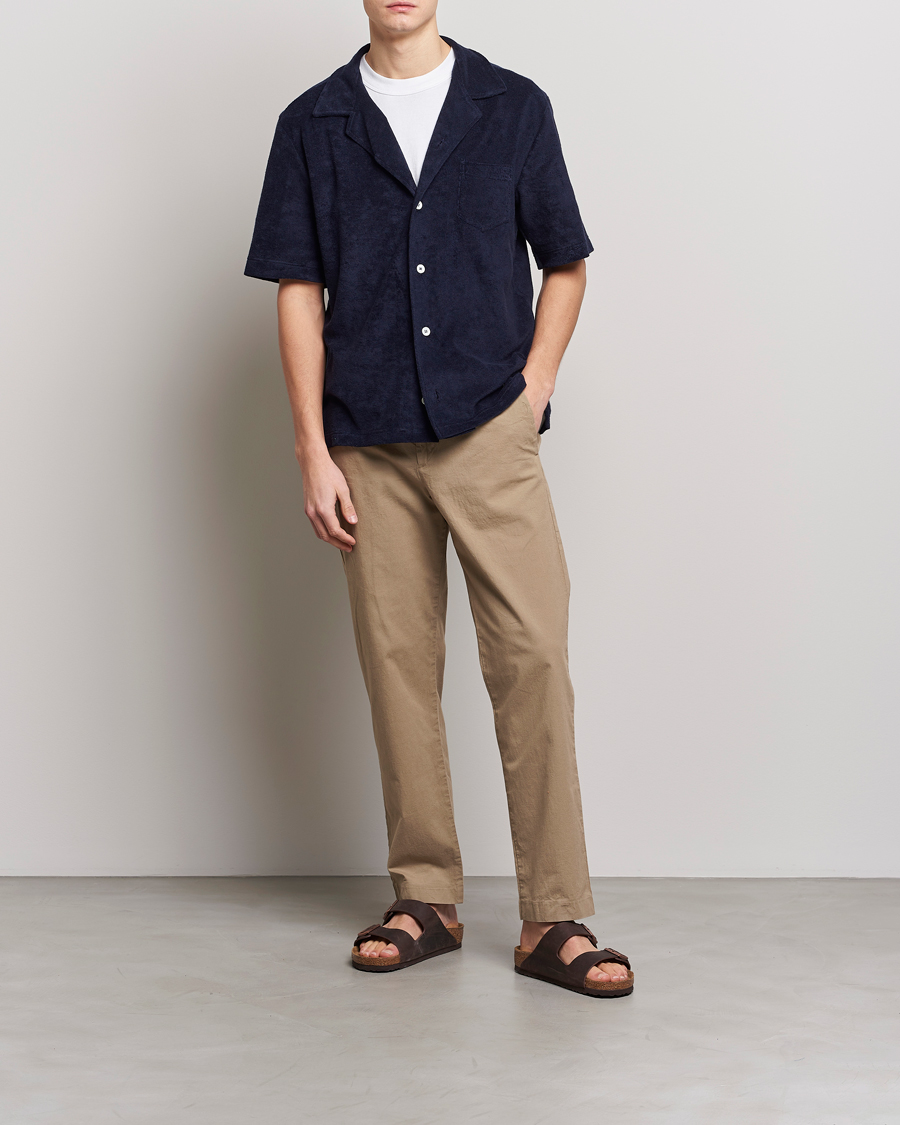 Men | Shirts | Howlin' | Short Sleeve Terry Shirt Navy