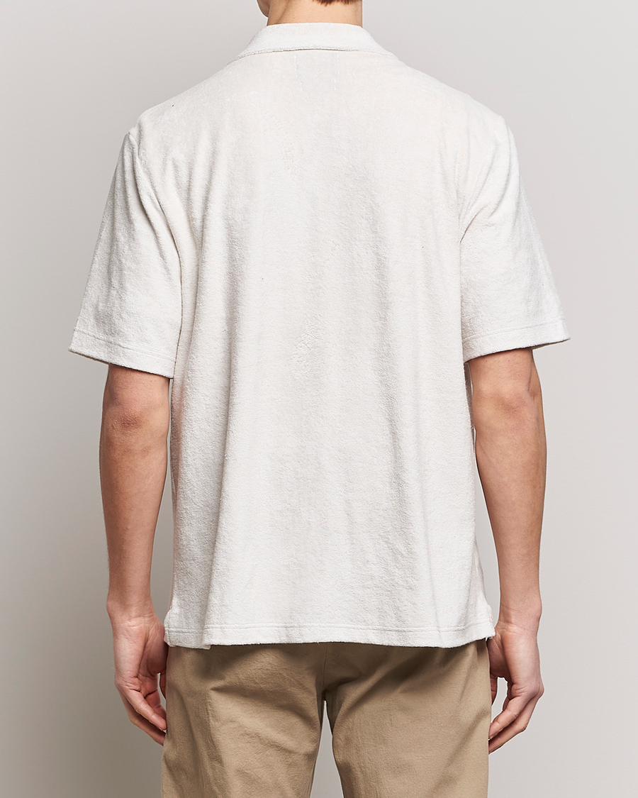Men | Shirts | Howlin' | Short Sleeve Terry Shirt White Sand