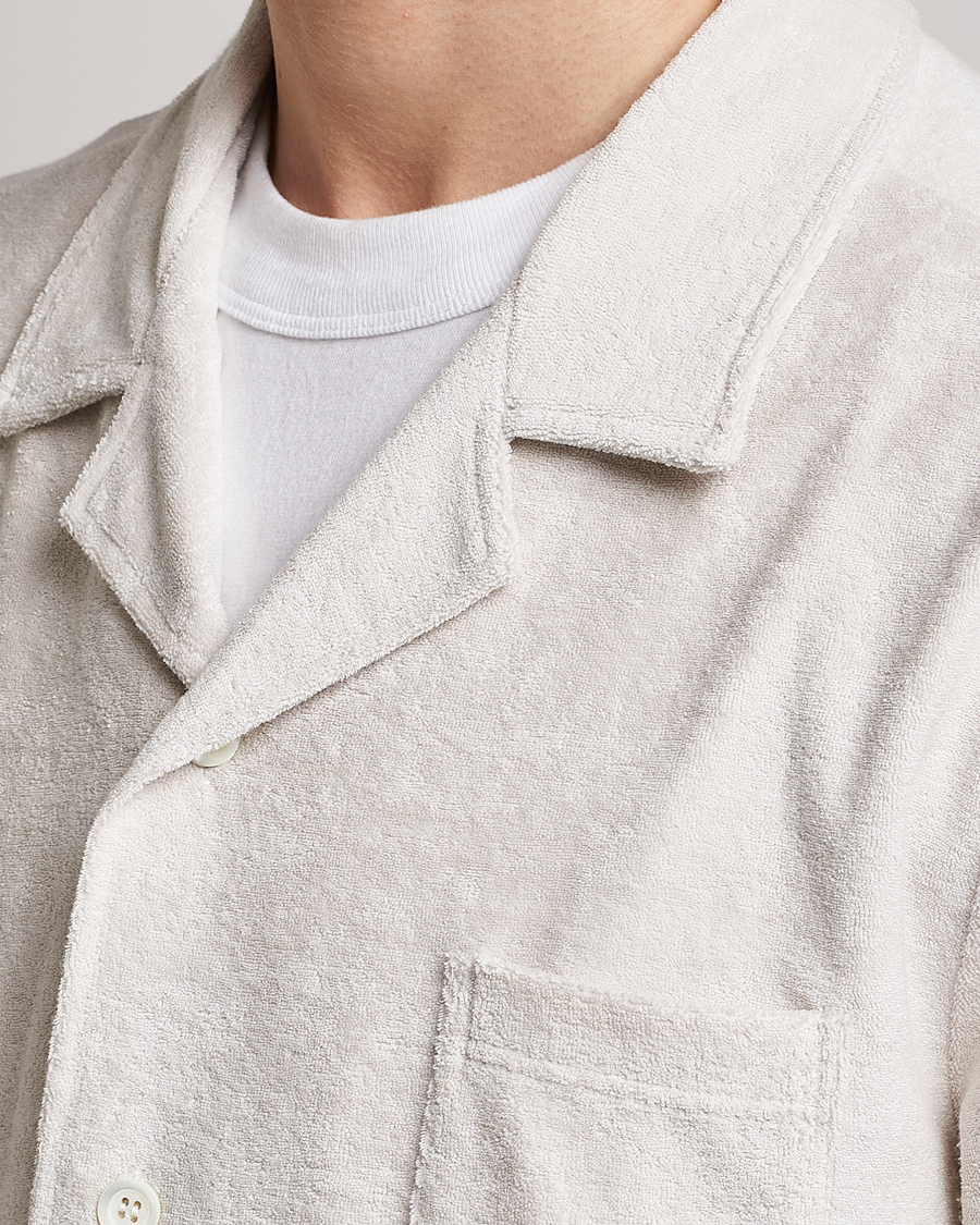 Men | Shirts | Howlin' | Short Sleeve Terry Shirt White Sand