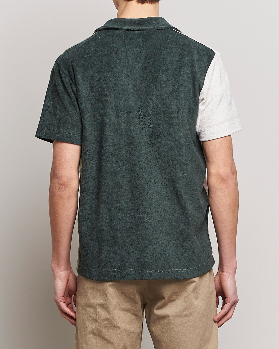 Men | Shirts | Howlin' | Short Sleeve Color Block Terry Shirt Agave