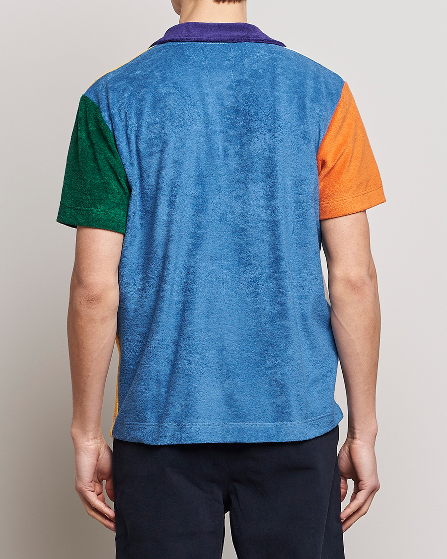 Men | Shirts | Howlin' | Short Sleeve Color Block Terry Shirt Butter In The Sun