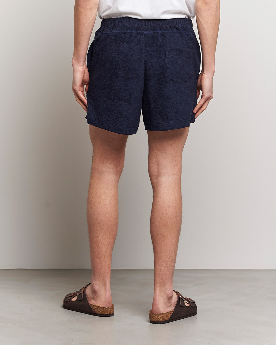 Men | Shorts | Howlin' | Cotton Blend Terry Shorts Navy