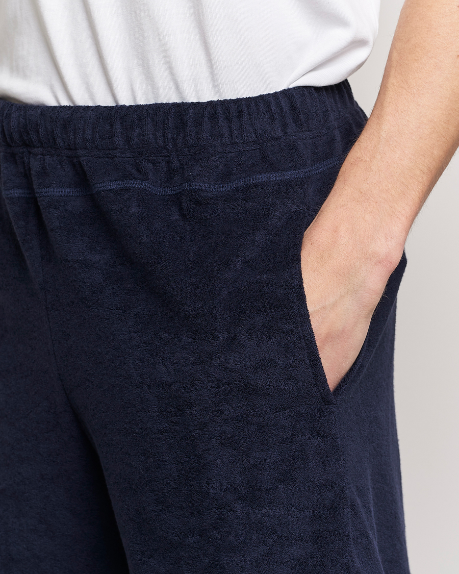 Men | Shorts | Howlin' | Cotton Blend Terry Shorts Navy