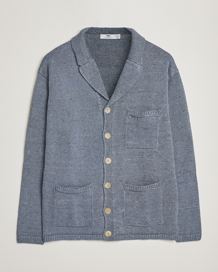 Inis Meáin Washed Linen Pub Jacket Stone at CareOfCarl.com